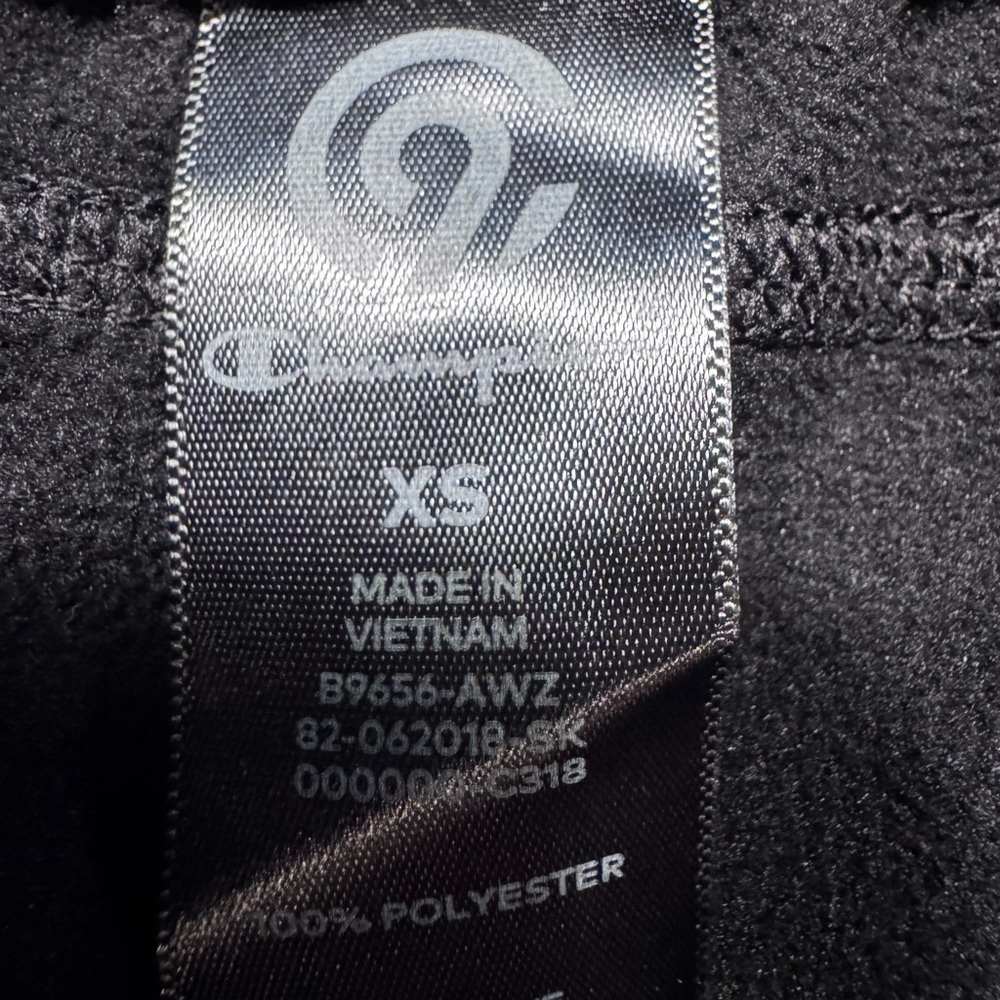 Champion Black XS Polyester Fleece lined jogger - Picture 8 of 10